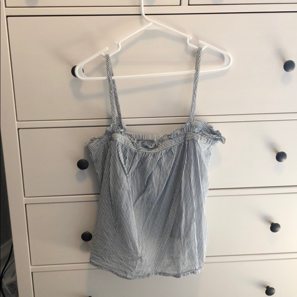 Madewel Stripe Tie Strap Camisole